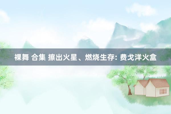 裸舞 合集 擦出火星、燃烧生存: 费戈洋火盒